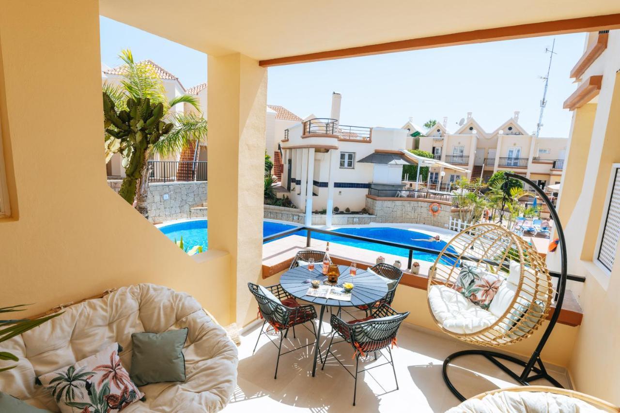 Amazing Renovated Pool View Apt, Aircon, 2 Min To Fanabe Beach 阿德耶 外观 照片